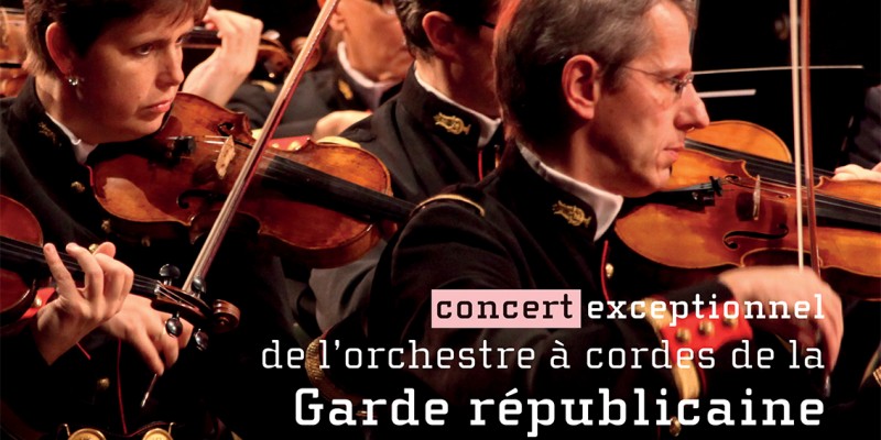 Concert exceptionnel de l’orchestre à cordes de la Garde républicaine