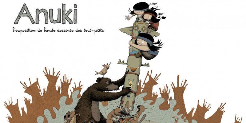 Anuki, l’exposition de bande dessinée des tout-petits